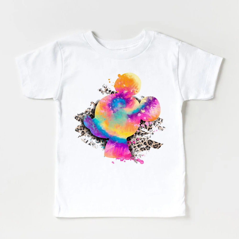 kids clothes aesthetic mickey mouse head print disney princess short sleeves hot selling brand baby t shirts harajuku comfort free global shipping