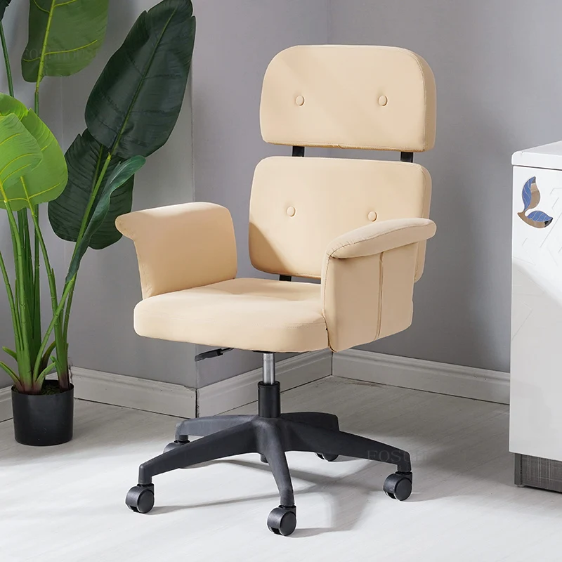 

Nordic Minimalist Office Chairs Study Computer Creative Backrest Office Chairs Soft Cushion Armchair Sillon Oficina Furniture