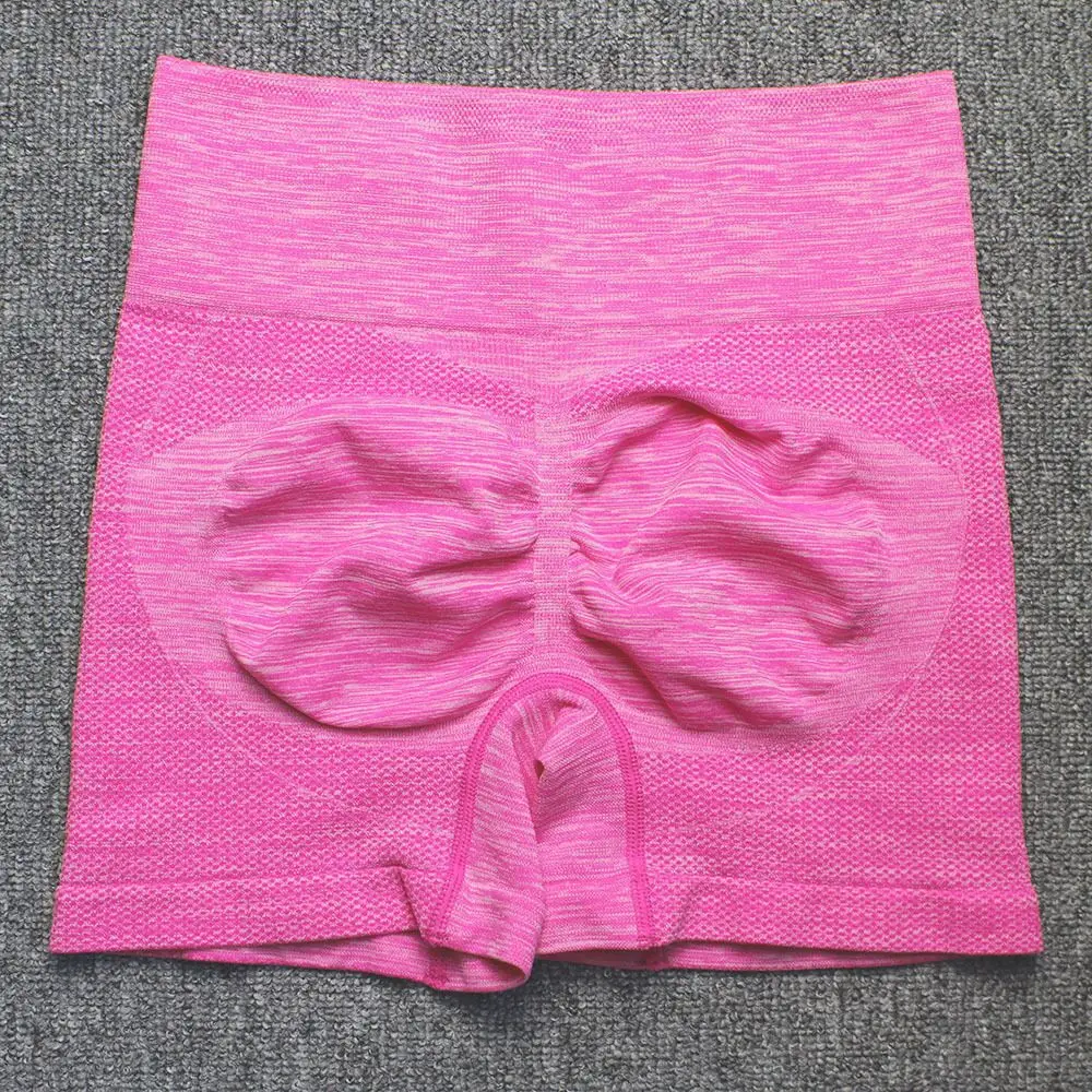 Women Yoga High Waist Biker Shorts Workout Hip Fitness Yoga Lift Butt Fitness Women Yoga Running Seamless Gym Shorts