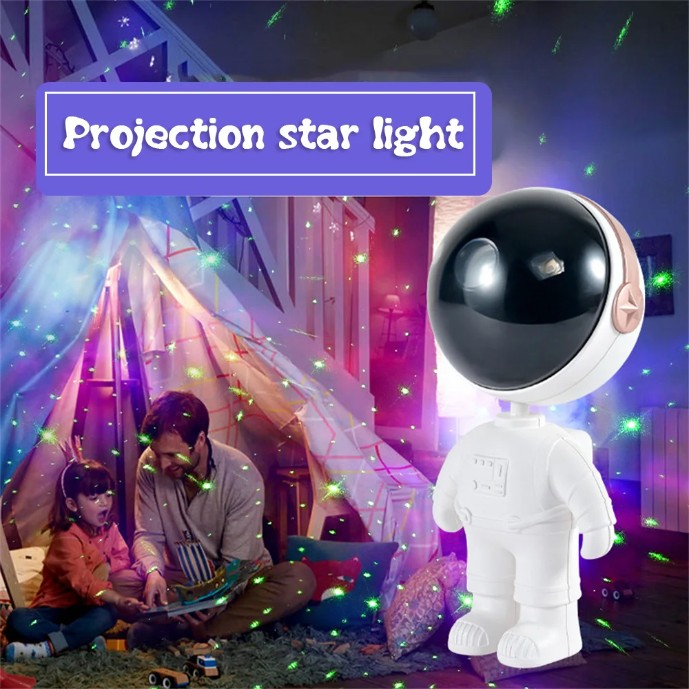 

Astronaut Starry Projector Light Adjustable Romantic Star Night Light for Home Indoor Lighting Products Desktop Ornament PRE