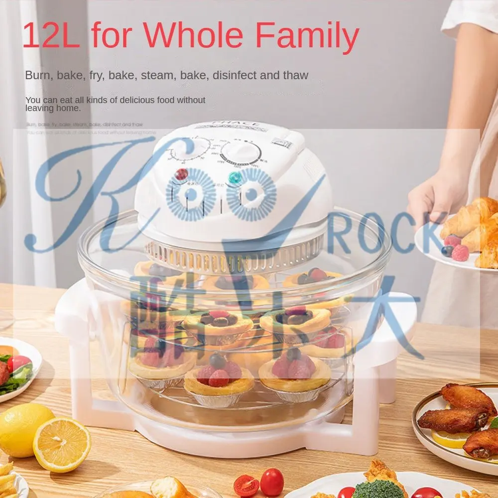 

12L Tempering Glass visible air fryer, large capacity for whole family,cooking tool, Kitchen utensil