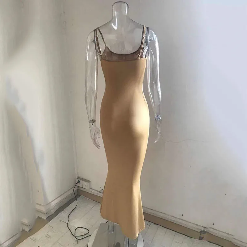 Satin Slip Sleeveless Backless Maxi Dress Women 2022 Y2K Summer Bodycon Elegant Sexy Outfits Ladies Birthday Party Club Sundress