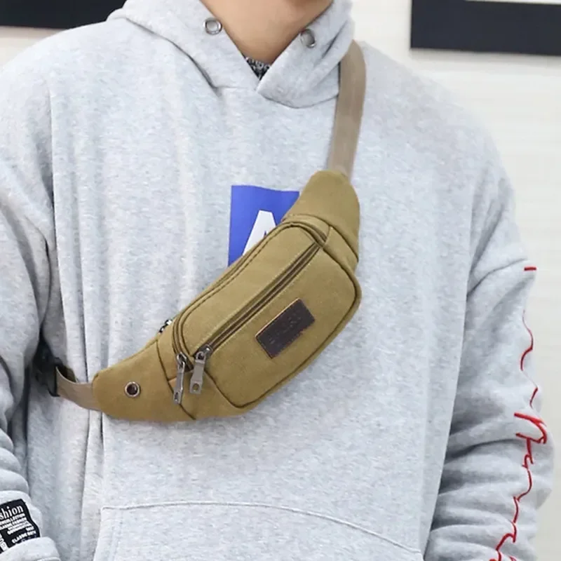 

Bag Women Bag Banana Mobile Bag Casual Bag Pack Canvas Belt Men Fanny Unisex Waist And Functional Men Phone Convenient Waist