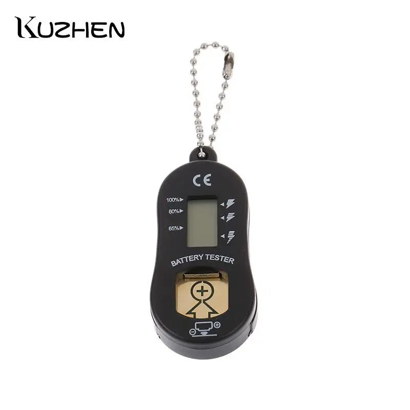 

1 шт. мини-слуховой аппарат тестер батареи измерительный ЖК-дисплей кнопка батареи брелок легко носить с собой