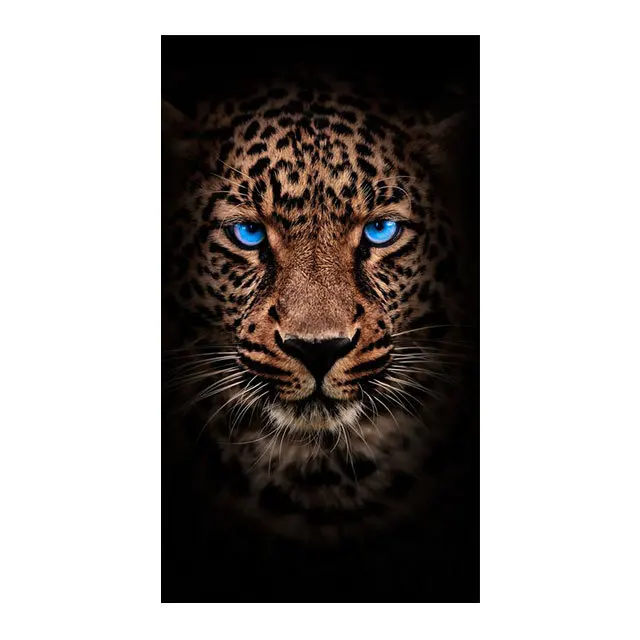 Дикая природа Тигр голубые глаза художественные принты картины на холсте,  настенные художественные плакаты с животными, современные картины для  декора гостиной, спальня | AliExpress