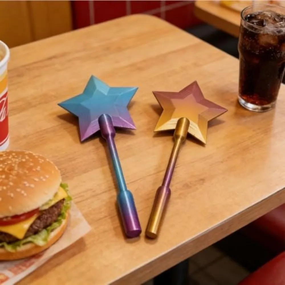Фото 3D-печатная волшебная палочка-держатель для карт Star Magic Wand с функцией Tap To Pay, портативный бесконтактный держатель для платежных карт, держатель для кредитных карт №4
