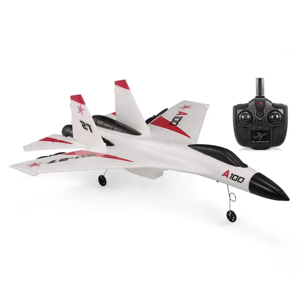 XK A100-SU27 EPP 340 мм крыло 2,4G 3CH RC самолет с неподвижным крылом самолёт электрический пульт дистанционного управления для мальчиков игрушки самолет Прямая поставка