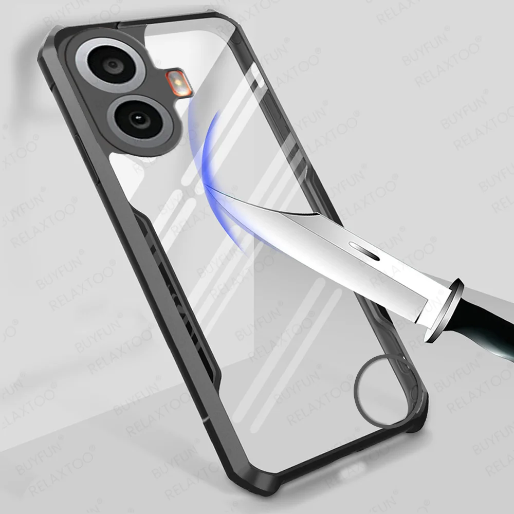 Акриловая Прозрачная Жесткая задняя крышка для телефона из поликарбоната ничего