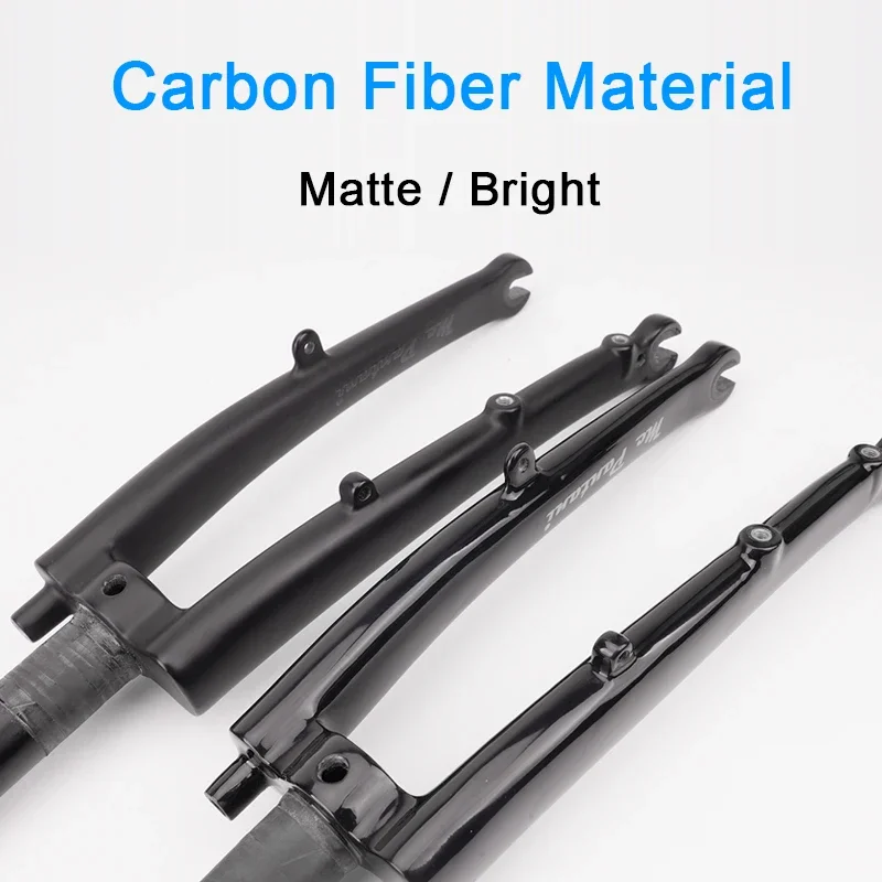 Передняя вилка из углеродного волокна RIRO сверхлегкая складная 245 г 16 дюймов 1 3/8 1/4