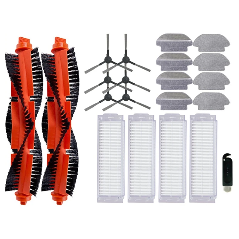 

Main Side Brush Hepa Filter Mop Rag For Xiaomi Viomi V2 Max Robot Vacuum Cleaner V-RVCLM24B Kit