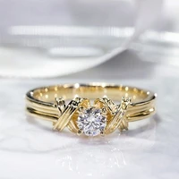finger fire fashion 18k womens diamond ring wedding anniversary gift