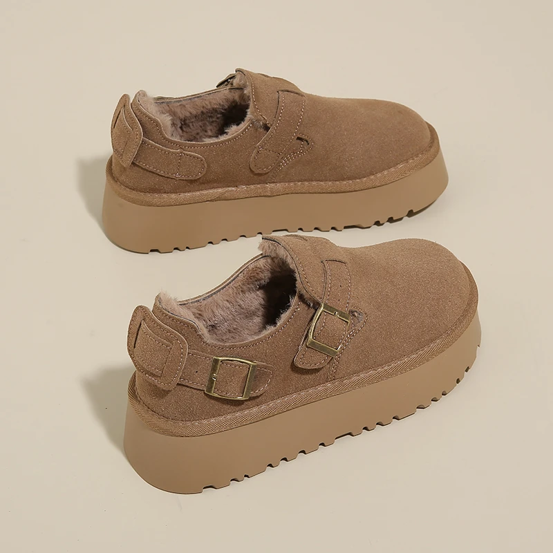 Зимние зимние ботинки женские ботильоны на платформе ультра мини-сапоги