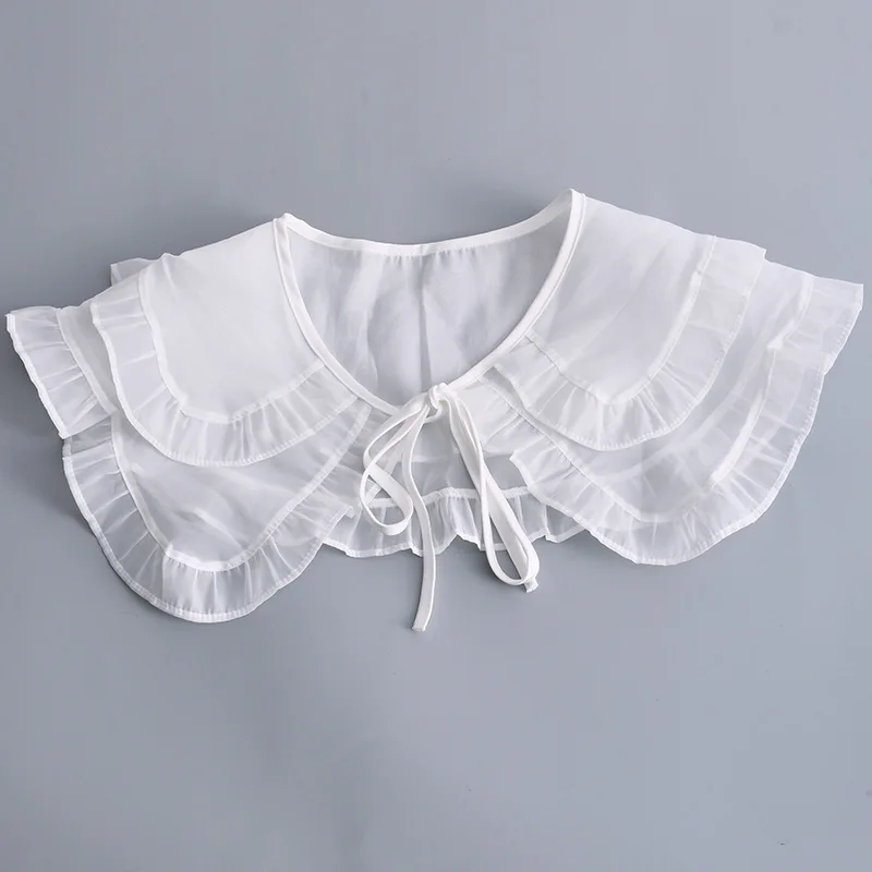 

Белый, черный съемный воротник, шаль, платье, блузка, искусственный воротник, Наплечные повязки, аксессуары, женский свитер, ложные воротники, маленькая накидка