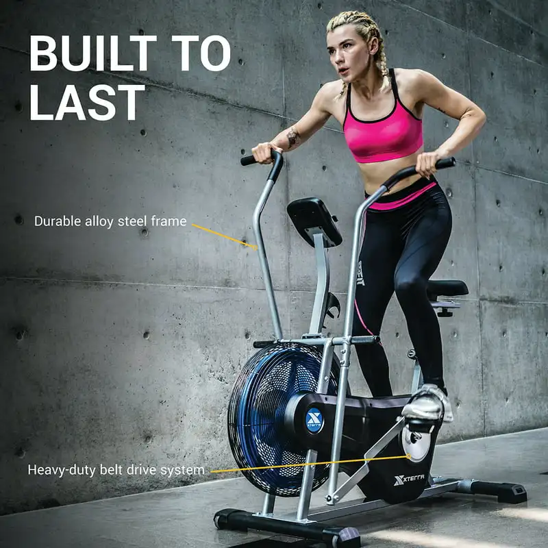 

AIR350 Low Impact Full Body Workout Exercise Bike with Wind Resistance and LCD Display