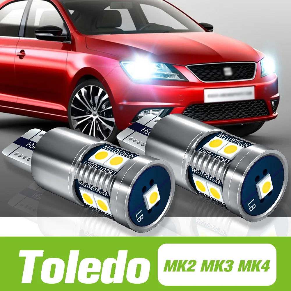 

2pcs For Seat Toledo MK2 1M MK3 5P MK4 KG 1998-2019 LED Parking Light Clearance Lamp 2013 2014 2015 2016 2017 2018 Accessories