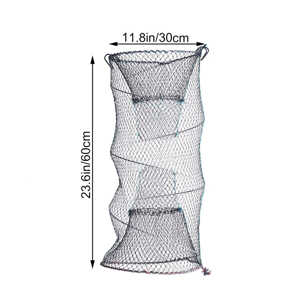 

Net Bait Floating Foldable Mesh Hand Casting Use Easy Telescopic Cage Landing Portable Lightweight Coating Fishing net