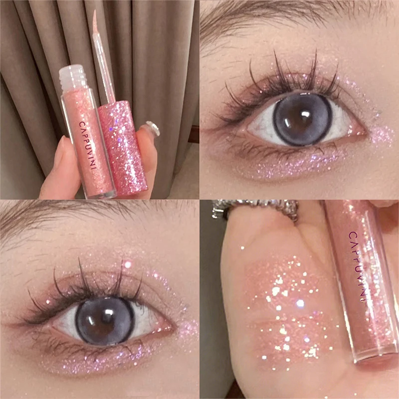 

Diamond Sequin Liquid Eyeshadow 3 Colors Pearly Brightening Face Glitter Eye Shadow Highlighter Eyeliner Eyes Makeup Cosmetic