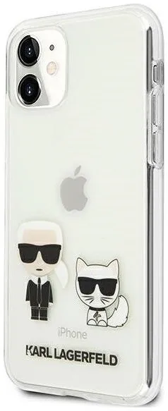 Чехол CG Mobile Karl Lagerfeld PC/TPU collection Iconik &amp Choupette Hard для iPhone 11 цвет Прозрачный - купить по