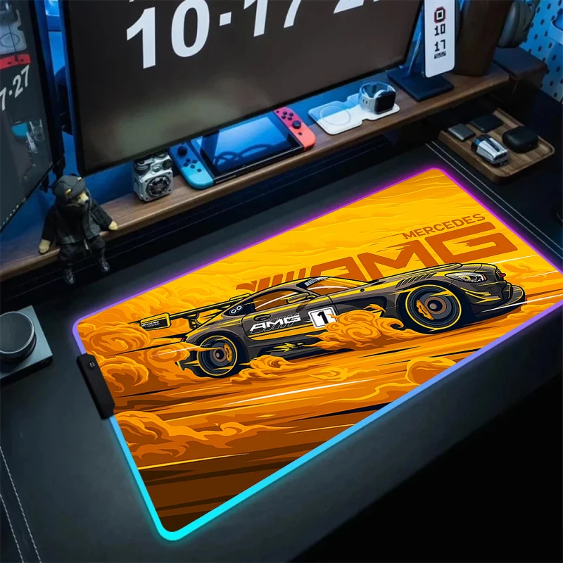 Резиновый коврик для мыши Racing Anime