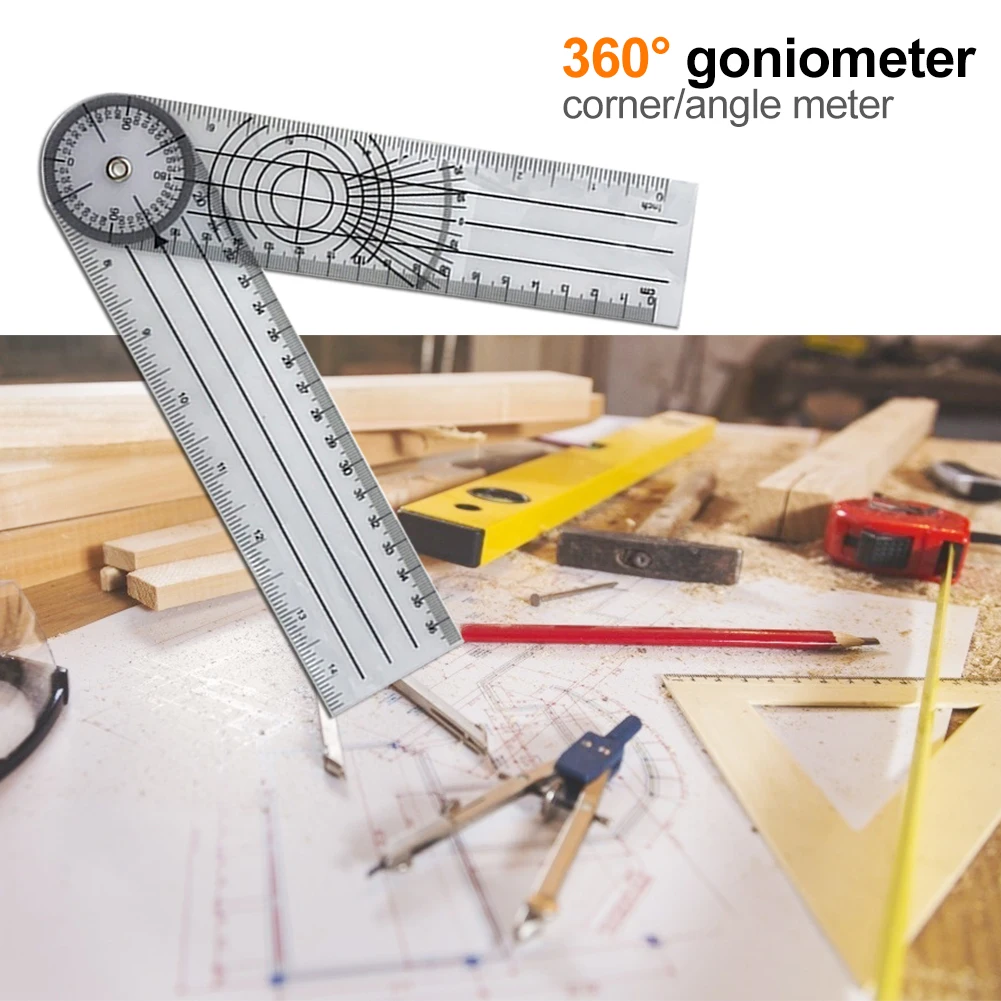 

Multi-Ruler 360 Degree Goniometer Angle Medical Spinal Ruler Protractor