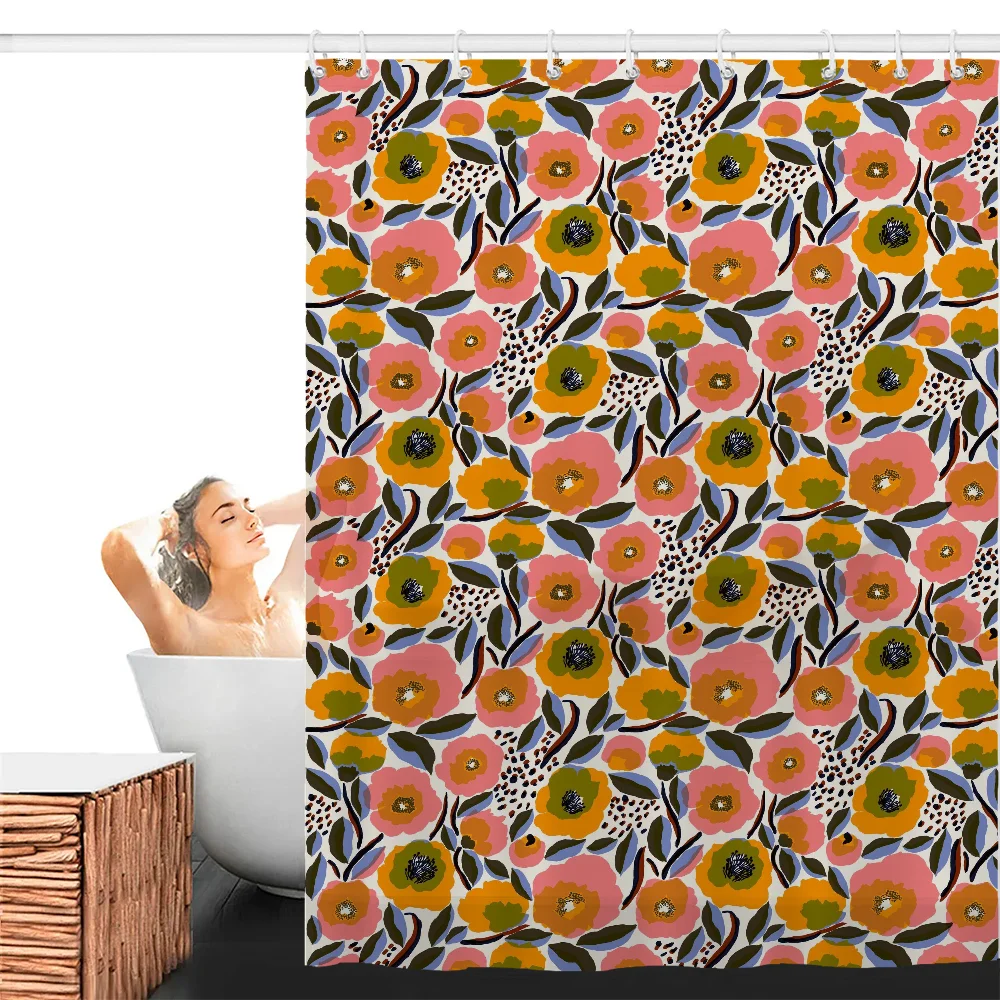 Занавеска Для Душа Marimekko Водостойкая Полиэстеровая Ванной Комнаты Современный