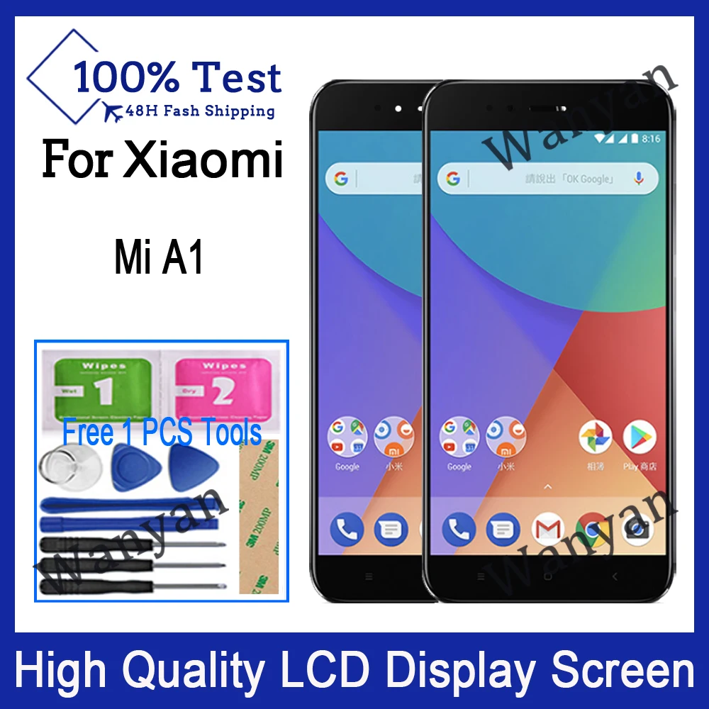 

Original For Xiaomi Mi A1 LCD Display Touch Screen Digitizer Replacement Parts