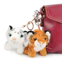 simulation tiger plush keychain pendant doll plush doll toy bag jewelry backpack ornaments birthday gift for friends