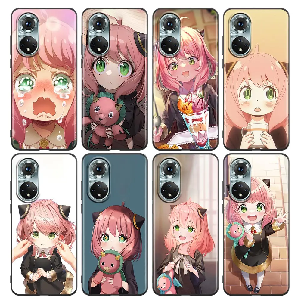 

SPYF X AMILY Ania Phone Shell for Honor X8 60 8X 9X 50 30i 21i 20 9A Play Nova 8i 9 SE Y60 Magic4 Pro Lite Soft Case Cover Funda