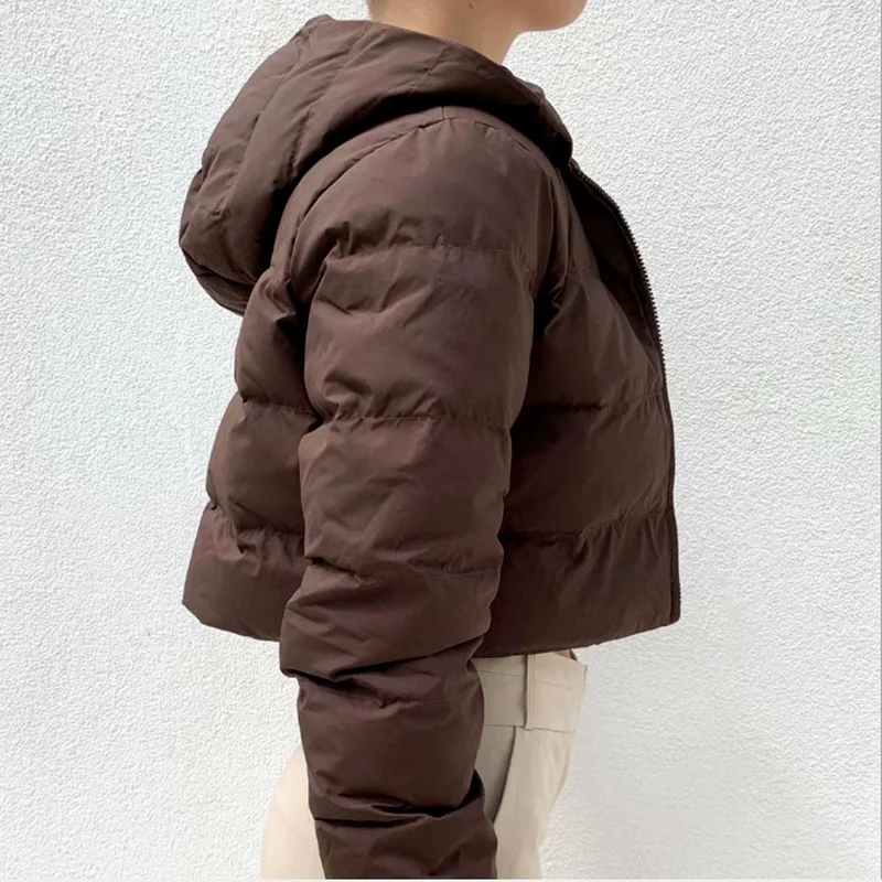 New Autumn and Winter Women's Korean Fashion Casual Wild Short Hooded Warm Thick Jacket Cotton Jacket Winter Clothes for Women