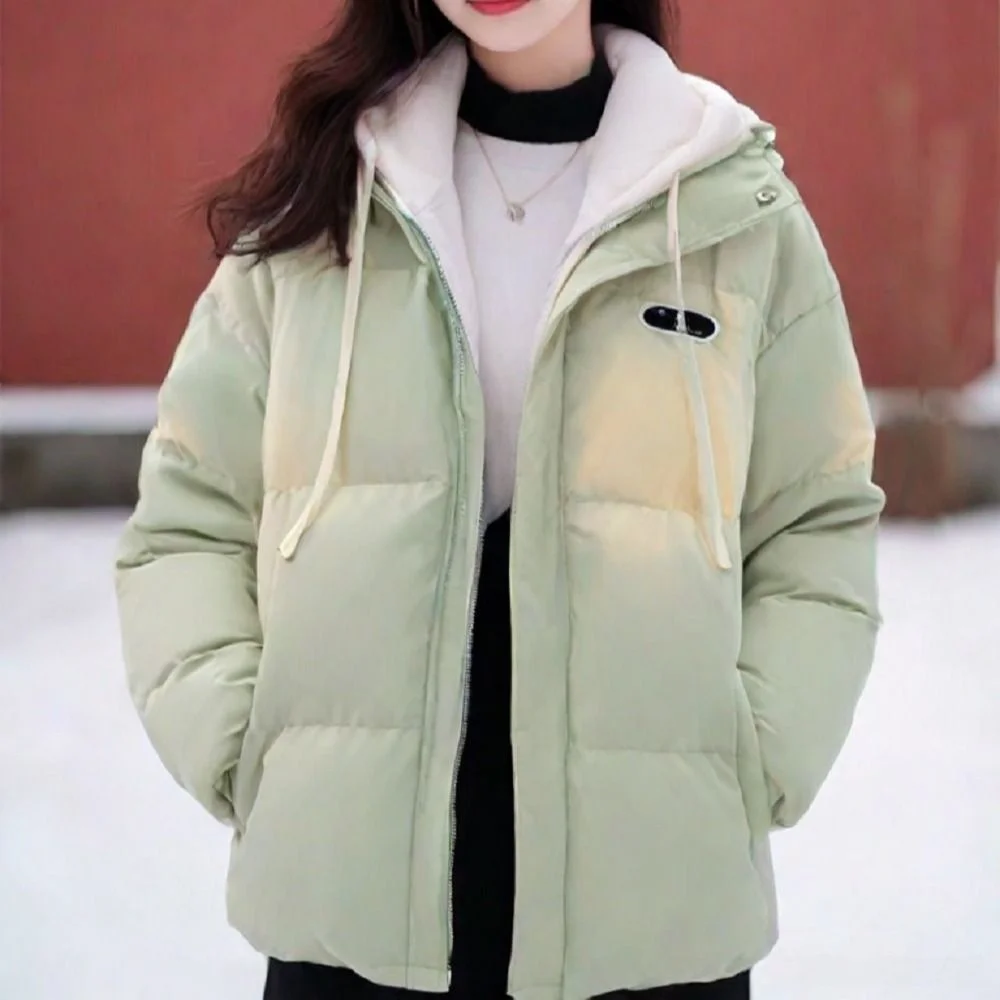 Новое зимнее пальто на хлопковой подкладке. Куртка Пуховое 2024. Зимняя одежда.