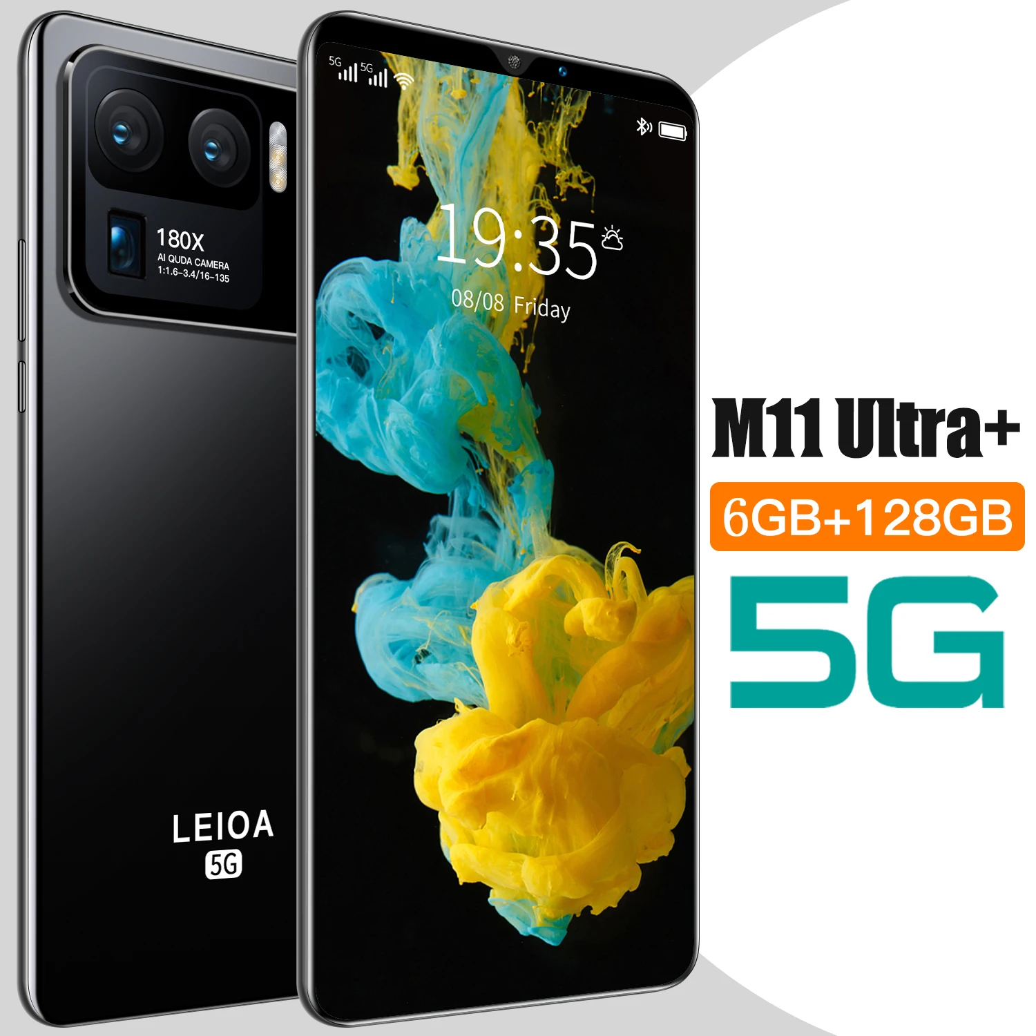 

M11 смартфон с 5,5-дюймовым дисплеем, ОЗУ 6 ГБ, ПЗУ 10,0 ГБ, Android 128