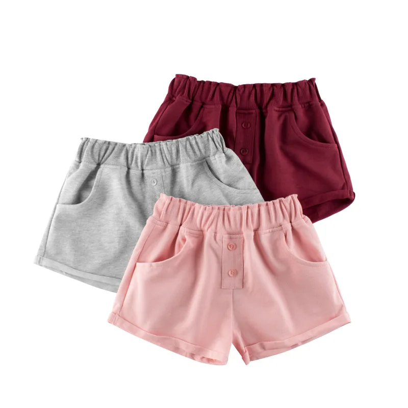 

Brand Children's Clothing Girls Pants Summer 2022 Children's Shorts Outerwear