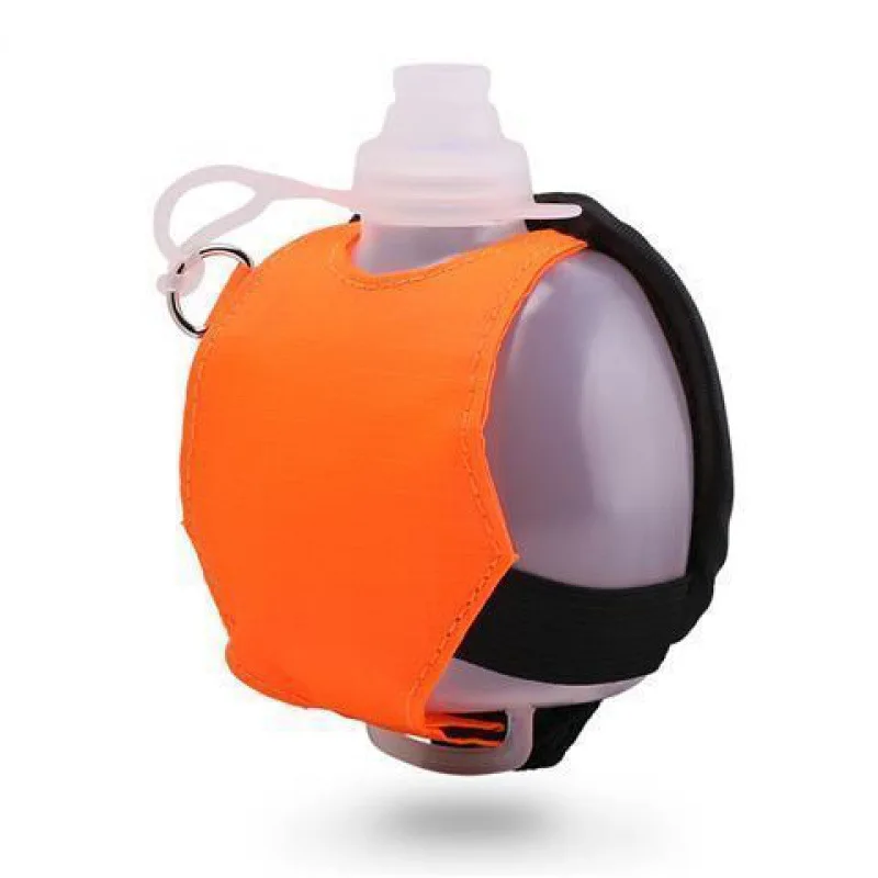 

Спортивная бутылка для воды на запястье для бега на открытом воздухе езды Мини Портативная сумка для хранения гидратации Герметичный силиконовый чайник аксессуары