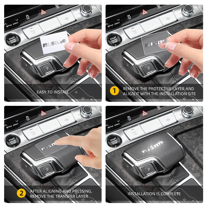 DIY 3D металлические наклейки с логотипом автомобиля декоративные