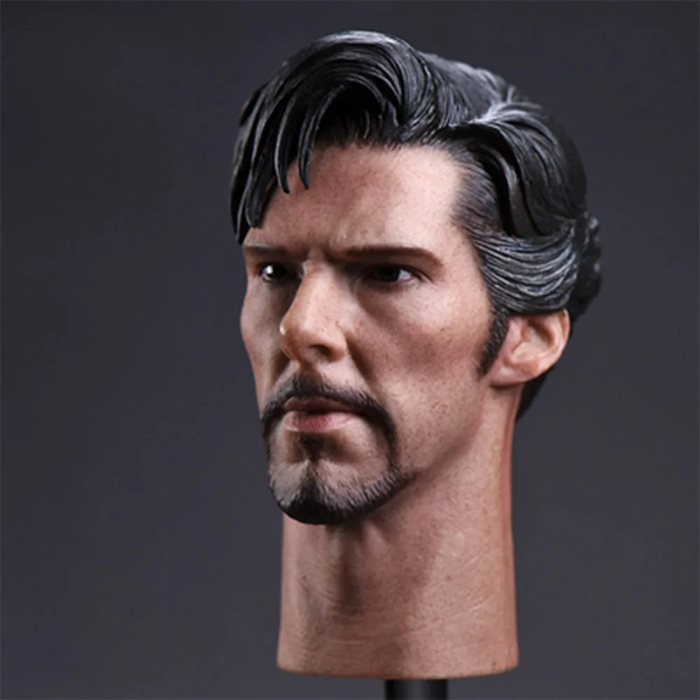 

1/6 scale male soldier European and American male star war damage head carving 12“ movable doll toy model doll