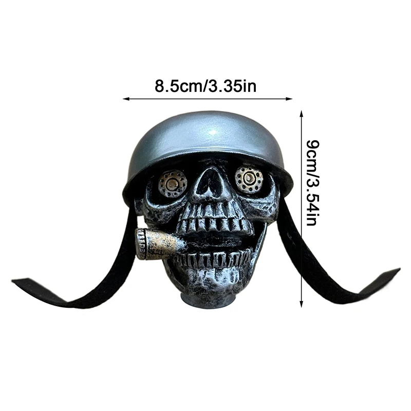 Черепа солдатская ручка ручная работа серебристый дьявол черепа автомобильная