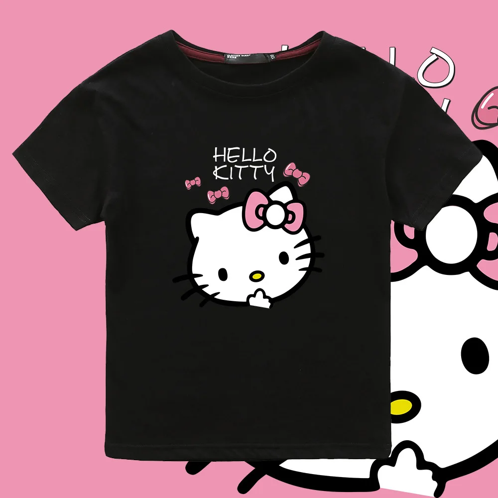 

Sanrio Short Sleeve T-Shirt Men's Cartoon Anime T-Shirt Graphic Tee Aesthetic Women Clothing Y2k Tops Y2k Aesthetic