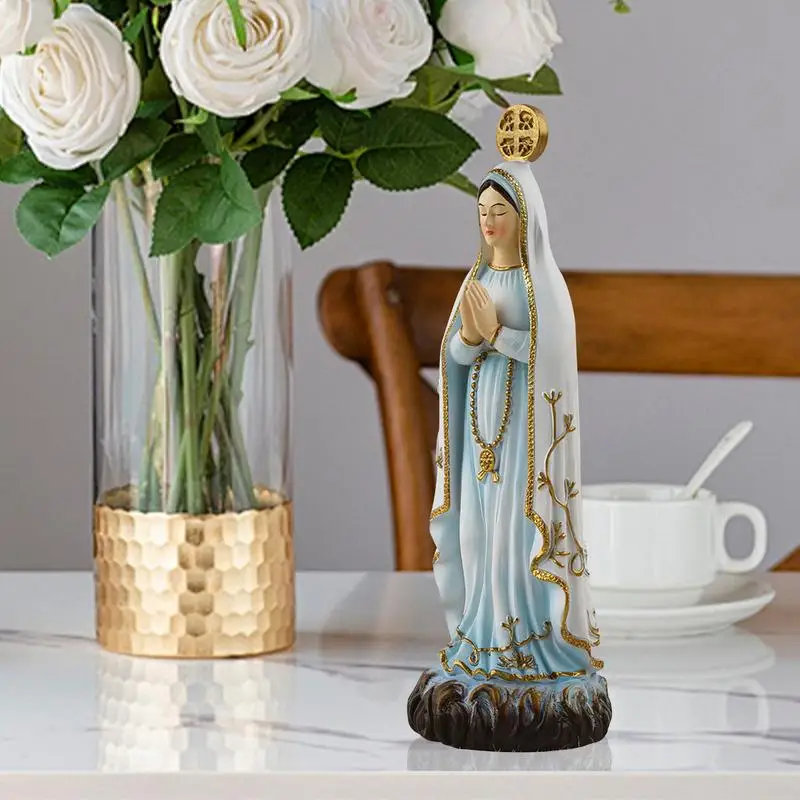Статуя Богородицы из смолы статуэтка религиозного спасения статуя католической