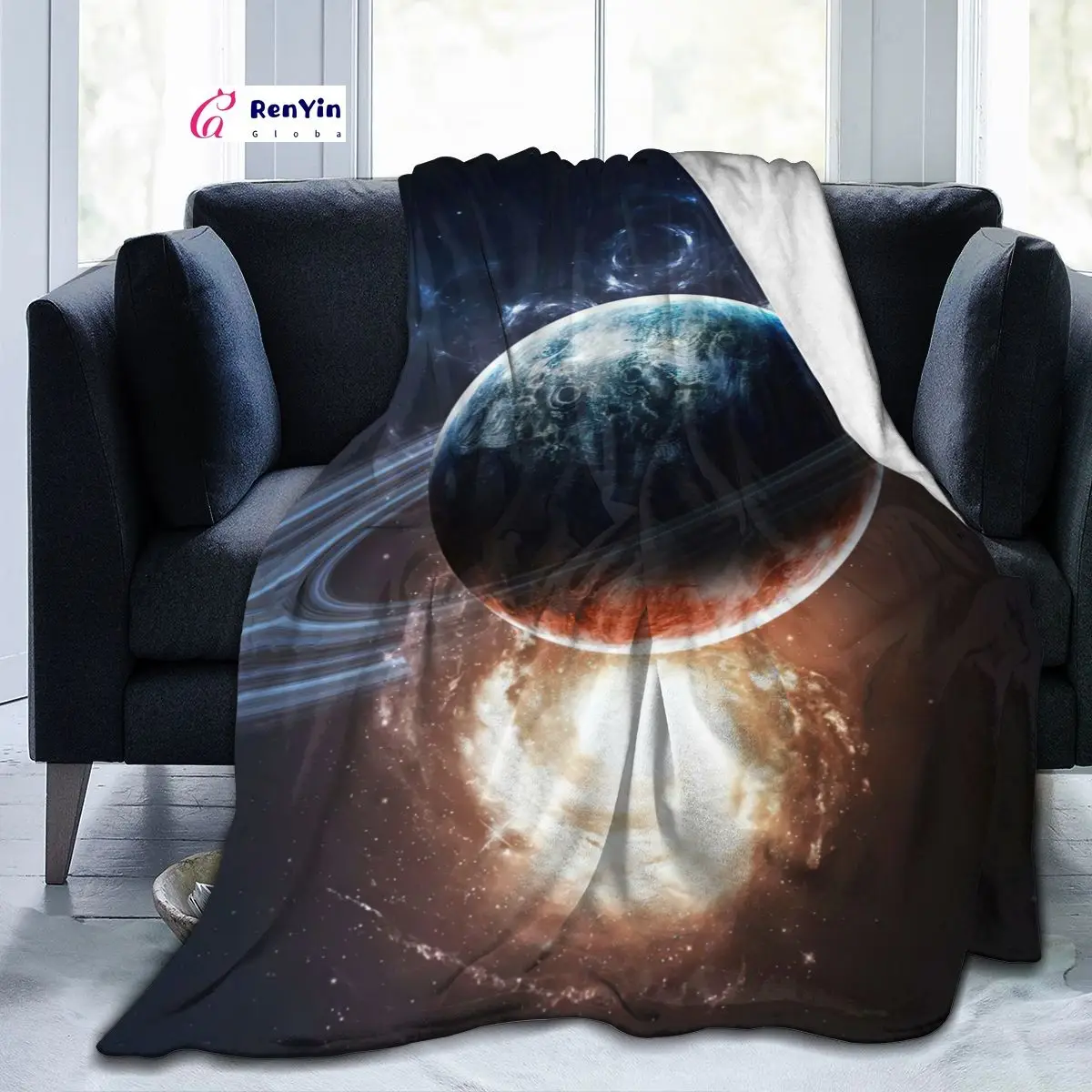 

Ultra Soft Blanket Cover Blanket Cartoon Bedding Flannel plied Sofa Bedroom Decor for Children and Adults