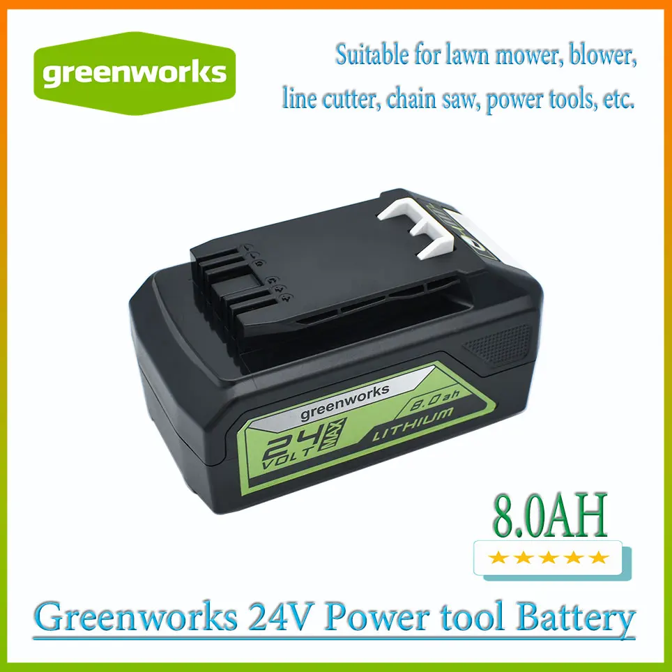 

Литий-ионная батарея Greenworks 24 в 100% Ач/Ач (батарея Greenworks), оригинальный продукт на новый