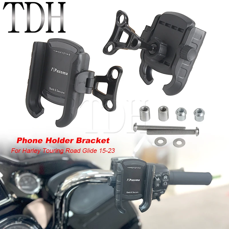 Держатель для телефона 360° ° Вращающийся GPS-кронштейн Harley Road Glide CVO Ultra Limited Special FLTRXS