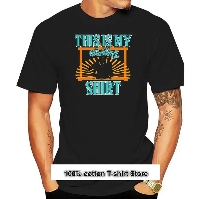 

Camiseta de Sailor Sailboat para hombre, diseño de 100% algodón, estándar, para Fitness, regalo