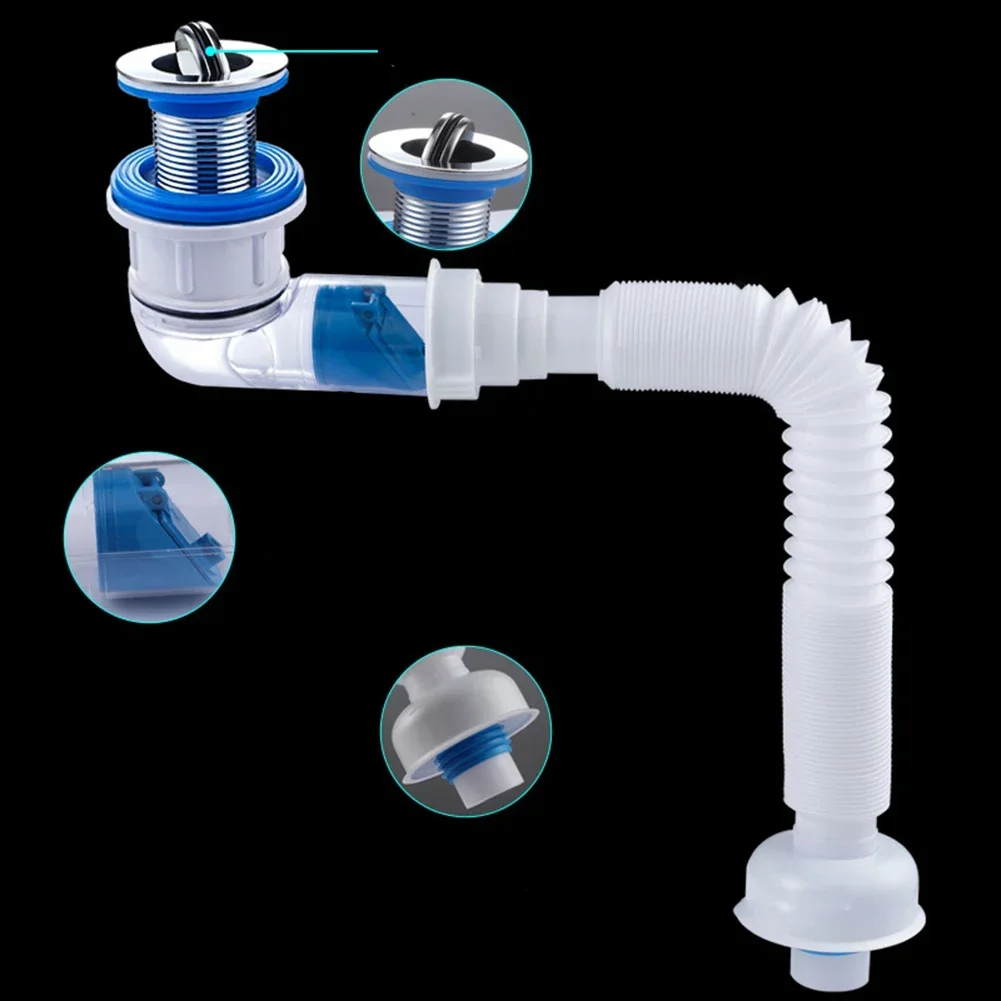 Набор сливных трубок для раковины выдвижной дезодорант канализационный