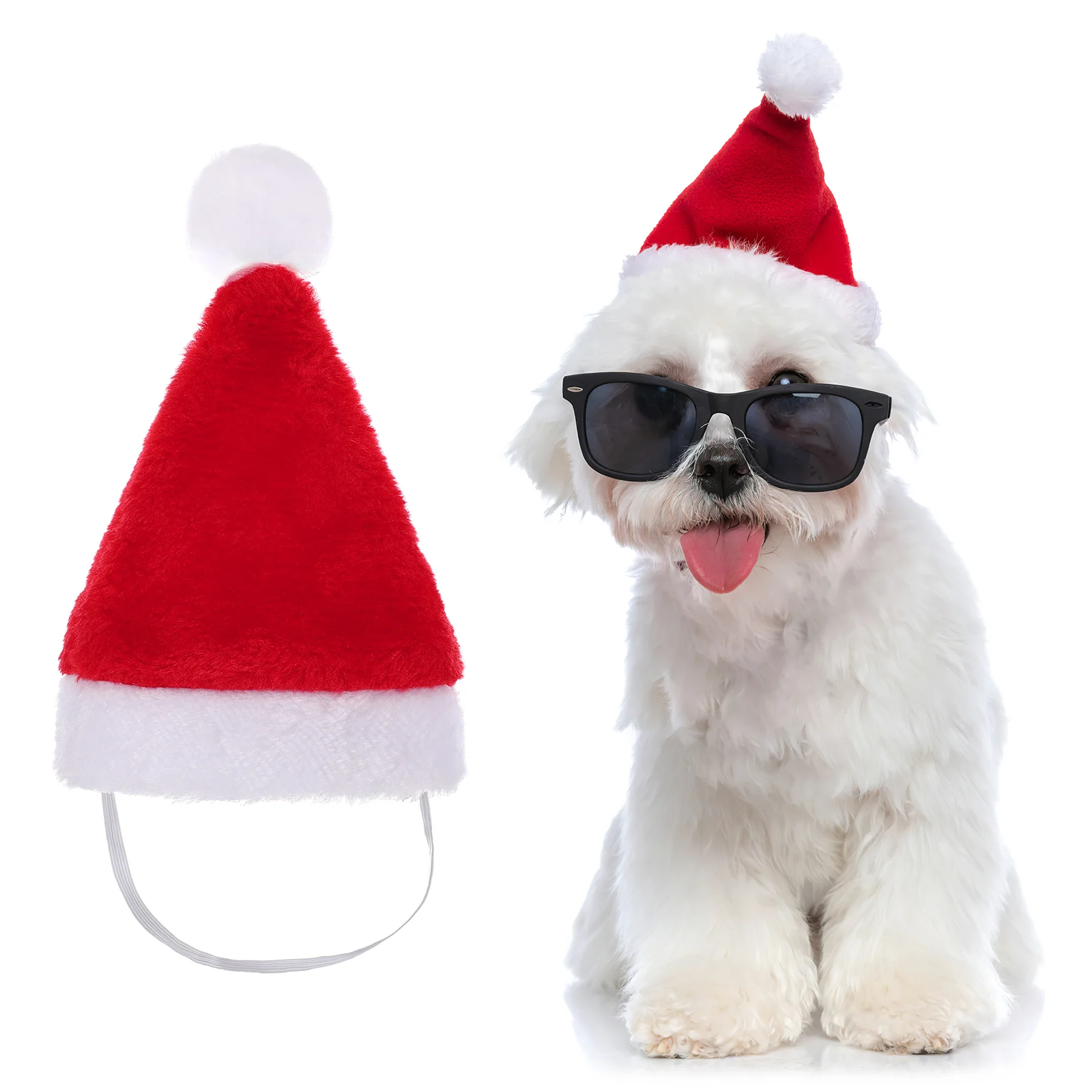 

Hat Santa Dog Christmashats Cat Pet Dogs Costumecats Outfit Petsmini Tiny Accessories Cap Medium Large Puppy Kitten Supplies