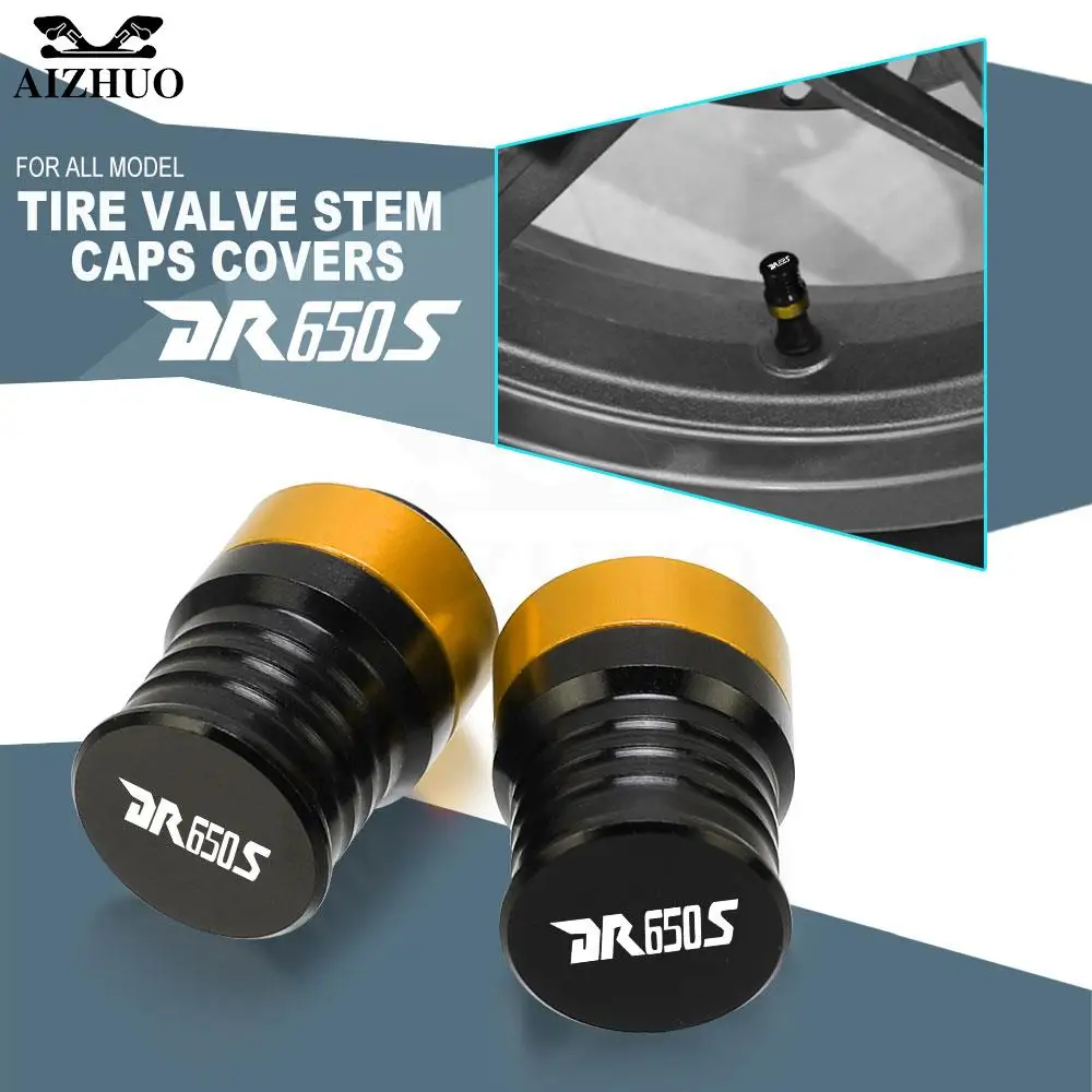 

For Suzuki DR650S SE 1994-2010 2023 2022 2021 2020 Motorcycle Wheel Tire Valve Stem Caps Airtight Covers DR 650 S DR650 650S