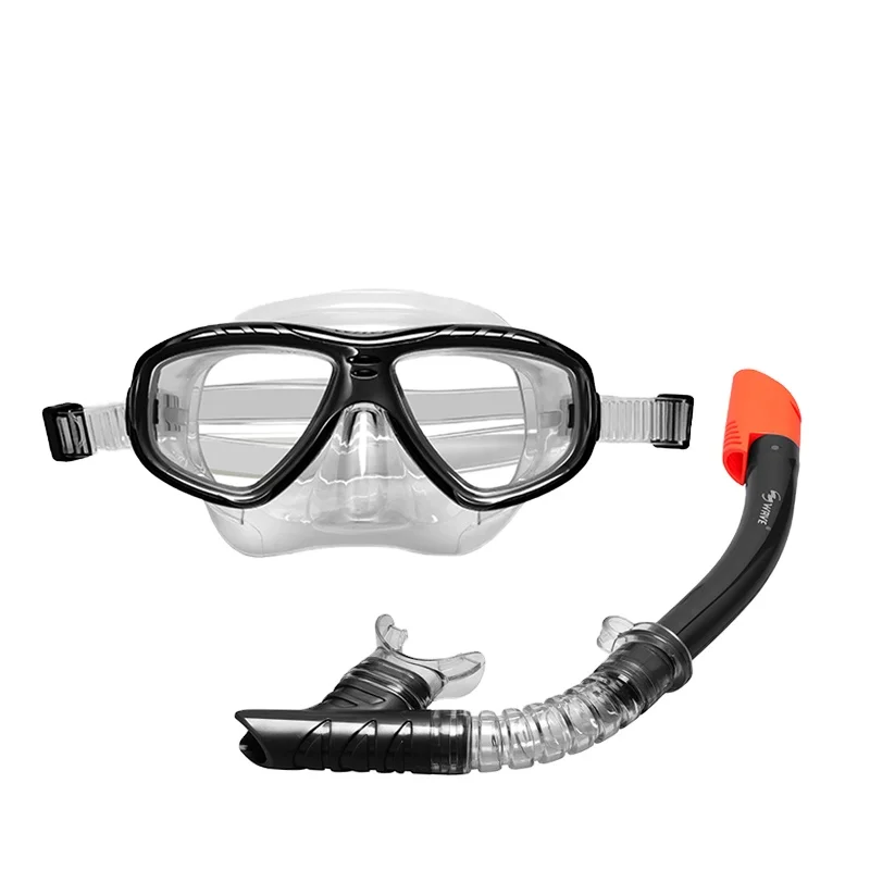 

freediving snorkeling mask set waterproof diving swimming mask and snorkel set