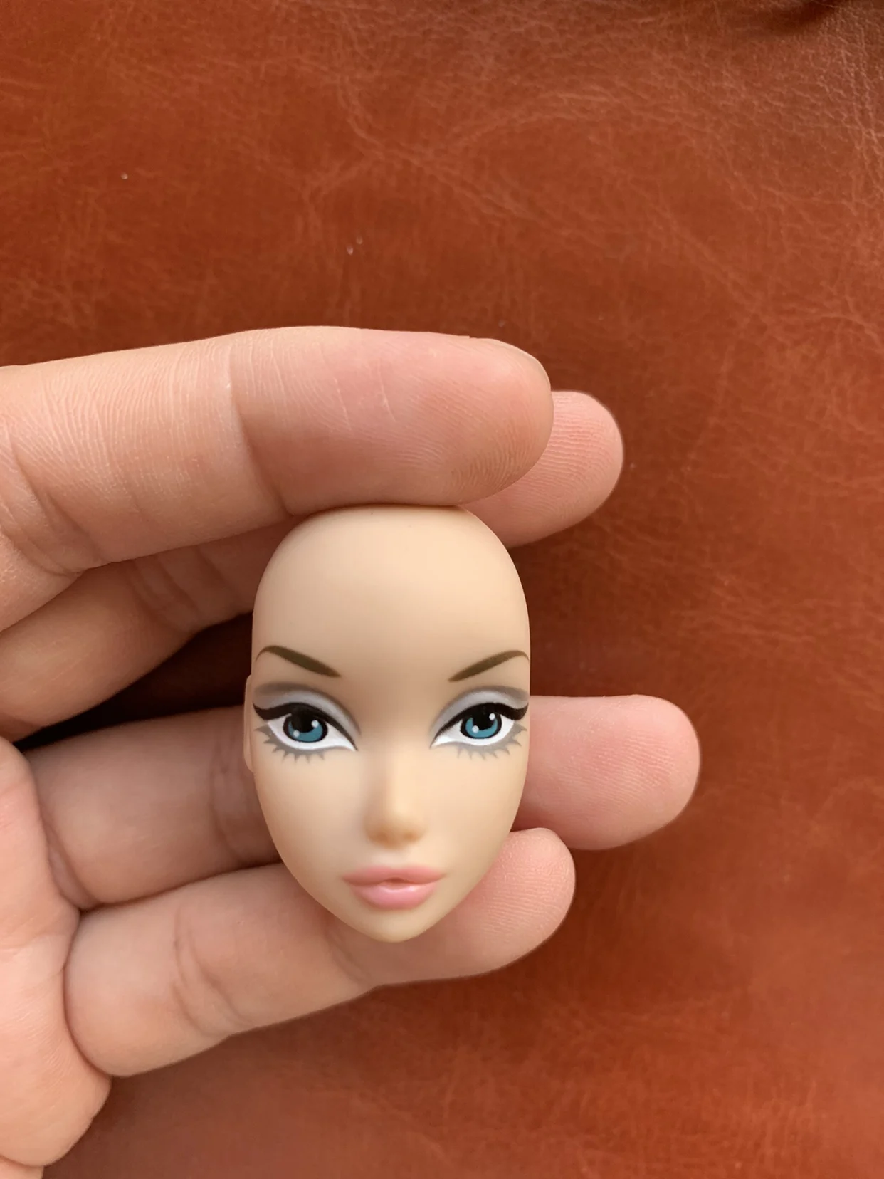 

30cm Original FR pp head FR Dominique doll heads Fashion license head quality doll heads girls Dressing DIY toy parts