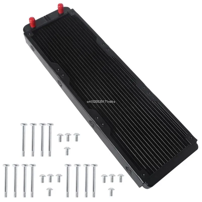 

18 Pipe Aluminum Heat Exchanger Radiator for PC CPU CO2 Water Cool System Computer G1/4" Aluminum Radiator with Tube Dropship