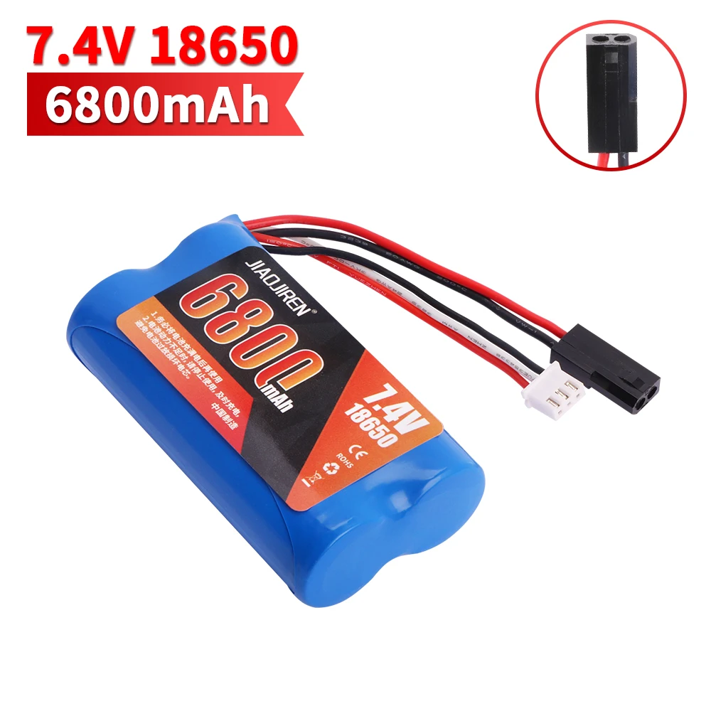 6800 мАч 7 4 В липо-батарея с вилкой 5500 для MJX T40 T40C F39 F49 T39 BG1518 BG1513 BG1515 BG1507 BG1506 детали