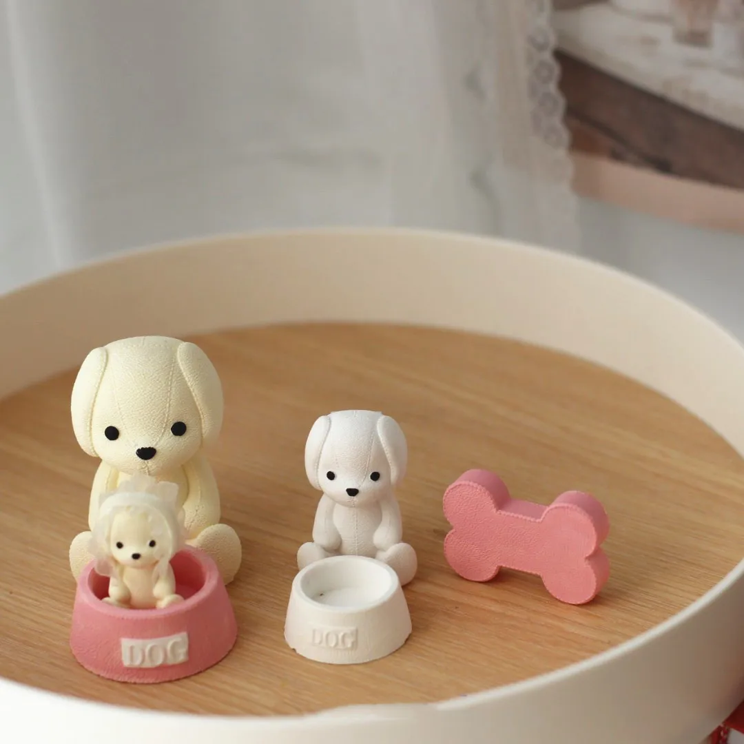 

Leather Lop Dog Silicone Mold Aromatherapy Gypsum Candle Baking Decoration Outlet Diy Handmade Material